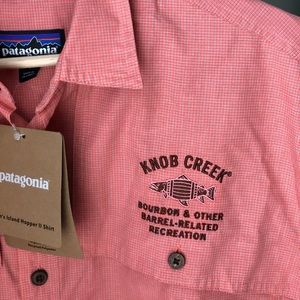 Patagonia x Knob Creek button down shirt.
